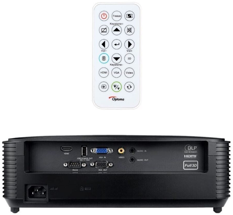 VIDEO Projecteur OPTOMA X400LVe 3D XGA 3800Lm thumbnail 3