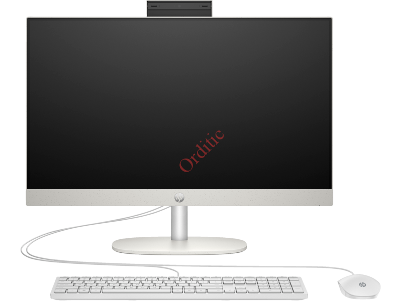 All in One Hp 24 CR0324 Intel core i5-14èGen-8Go RAM DDR4-512Go SSD-Ecran tactile-24 pouces  Licence windows11 Pro