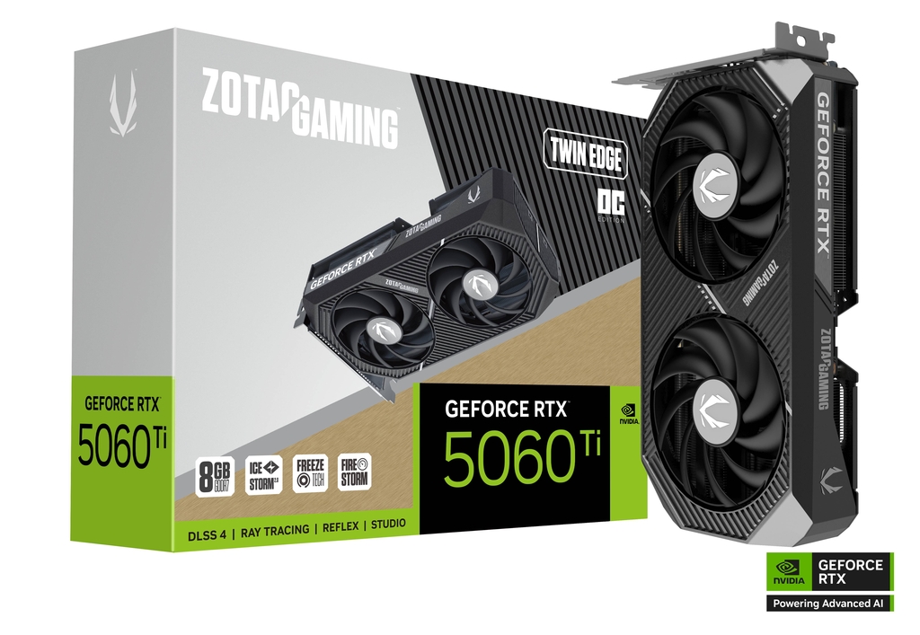 CARTE GRAPHIQUE ZOTAC PCI EXPRESS 8 Go GAMING GEFORCE TWIN EDGE RTX5060