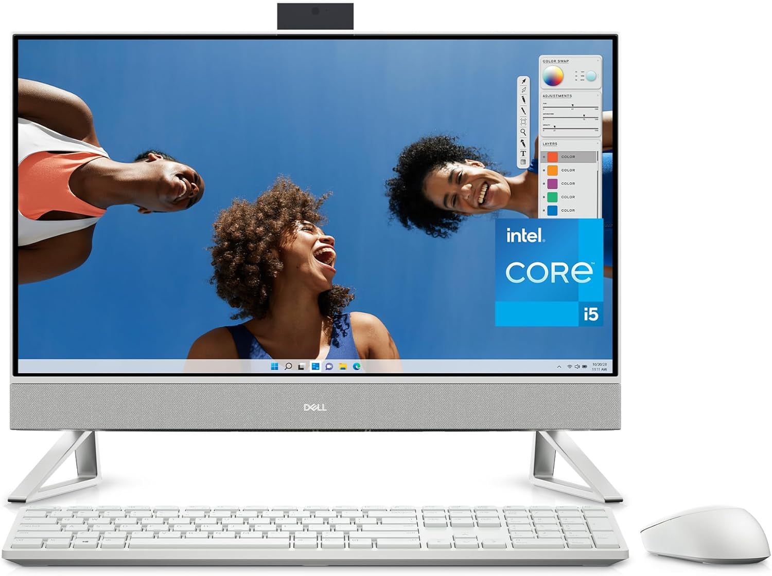 ALL IN ONE DELL INSPIRON 5430 24 Intel Core i7-13ème Gen--16 Go DDR4 RAM-512 Go SSD-ECRAN 24 Pouces Tactile-Freedos + Licence Windows 11 Pro