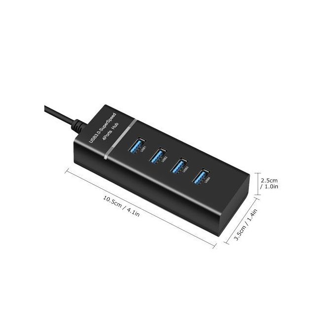 ADAPTATEUR HUB USB 3,0 4 SORTIES USB thumbnail 2