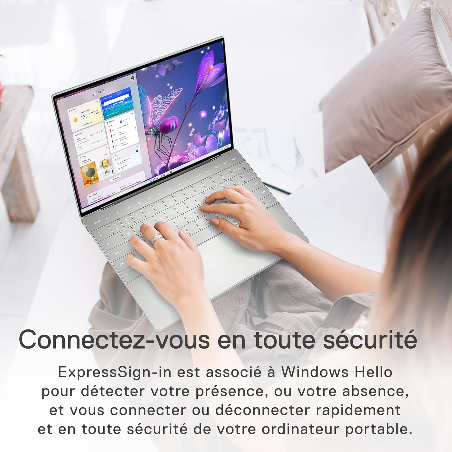 Portable DELL XPS 13 model 9320 Intel Corei7(13 ème gen)-16 Go DDR5 RAM-1To SSD-ECRAN 13 Pouces-CLAVIER D'Origine France-FreeDos + Licence Windows 11 Pro thumbnail 4