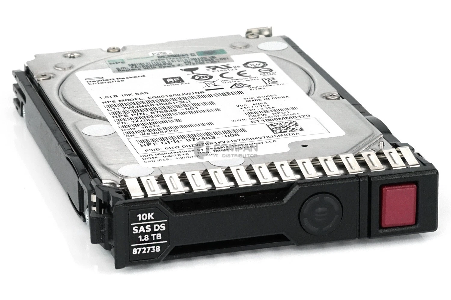 DISQUE DUR HDD SAS INTERN SERVEUR DL 380-ML350-DL360 1,8 To