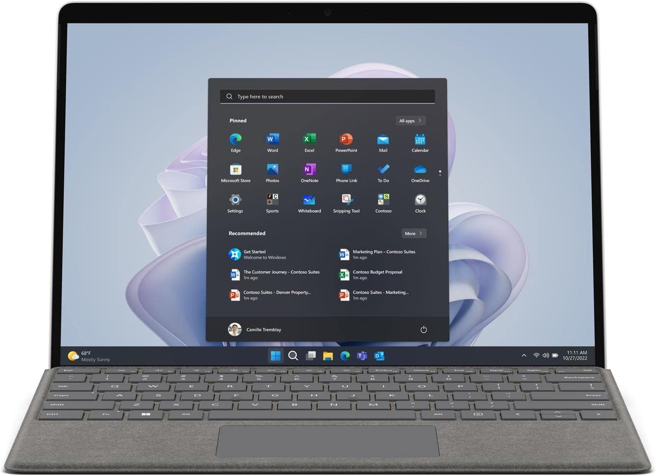 MICROSOFT SURFACE PRO 9 Intel Core i7-12ème Gen-16 Go DDR4 RAM-512 Go SSD-ECRAN 13,5 pouces(sans clavier et sans stylet)PLATINIUM (QIY-00001)