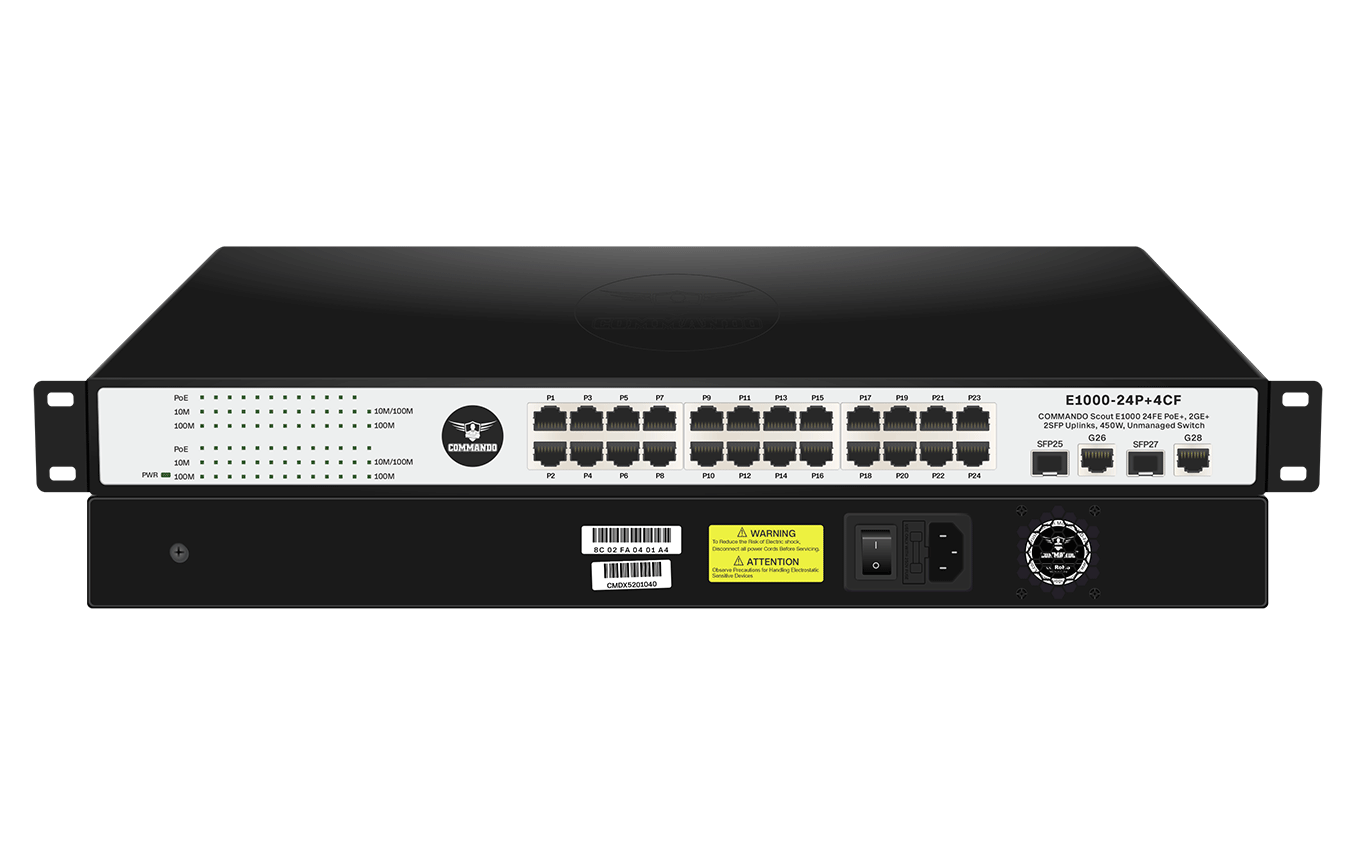 SWITCH COMMANDO SCOUT E1000 24