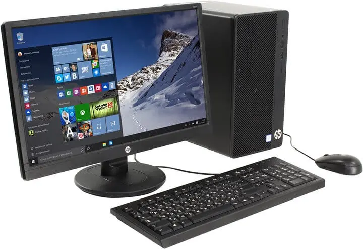 BUREAU HP 290-G4 Intel Core i3-10 èm Gen-4 Go Ram-1 To HDD-Ecran 22 " HDMI VGA FULL HD-Windows 10 Pro