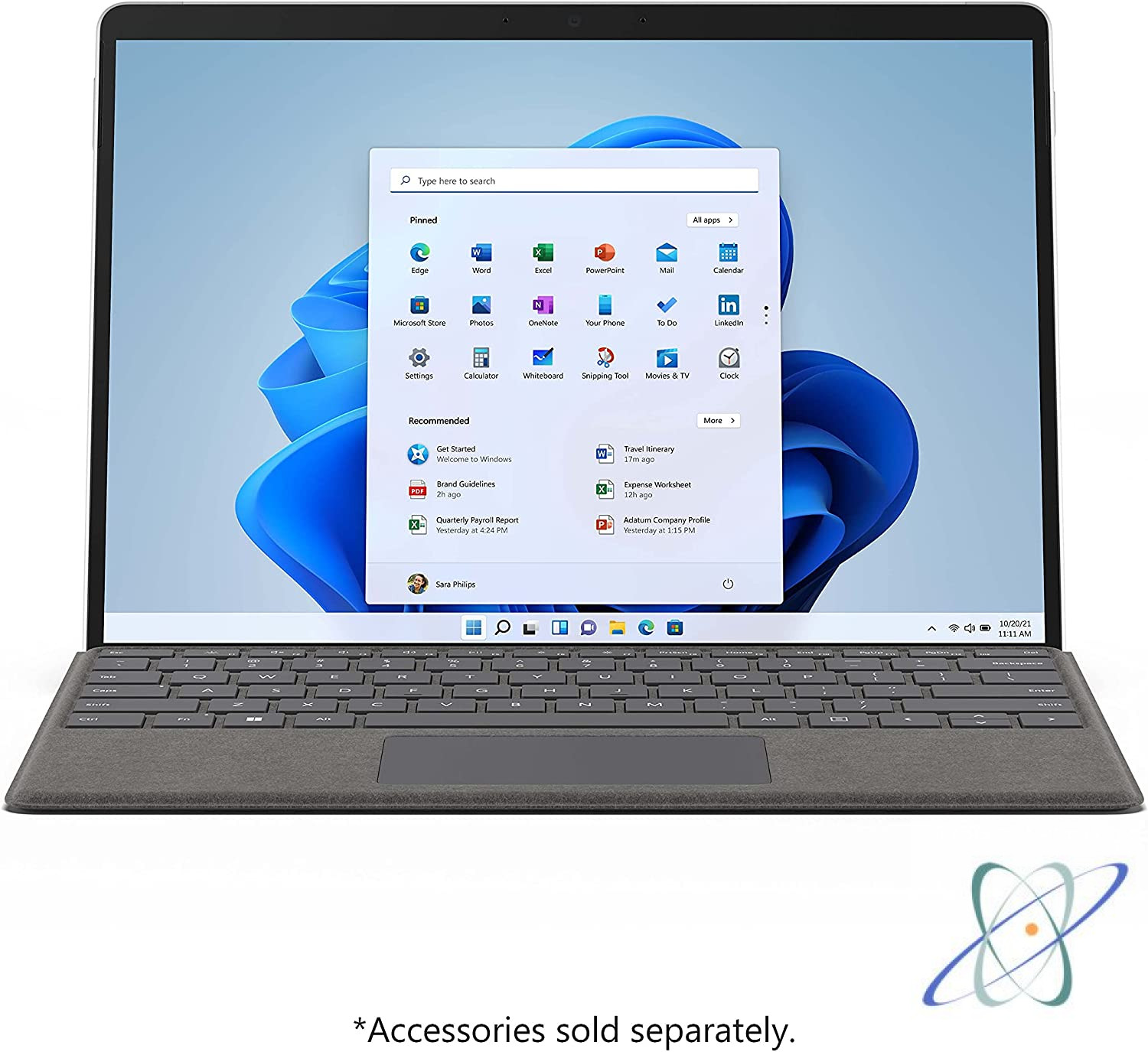 Portable Microsoft Surface Pro 9 Intel Core i5-12ème Gen-8 Go DDR4 Ram-512 Go SSD-Windows 11-Ecran 13 Pouces-Sans Clavier thumbnail 2