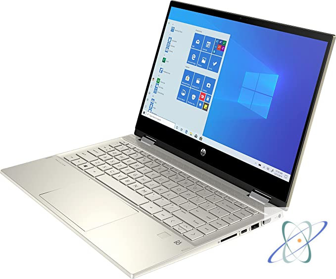 Portable HP Pavillon 14 X360 DW1010 Intel Core i5-11 è Gen-8 Go Ram-512 GO SSD-Windows Pro 10-Ecran 14" thumbnail 2
