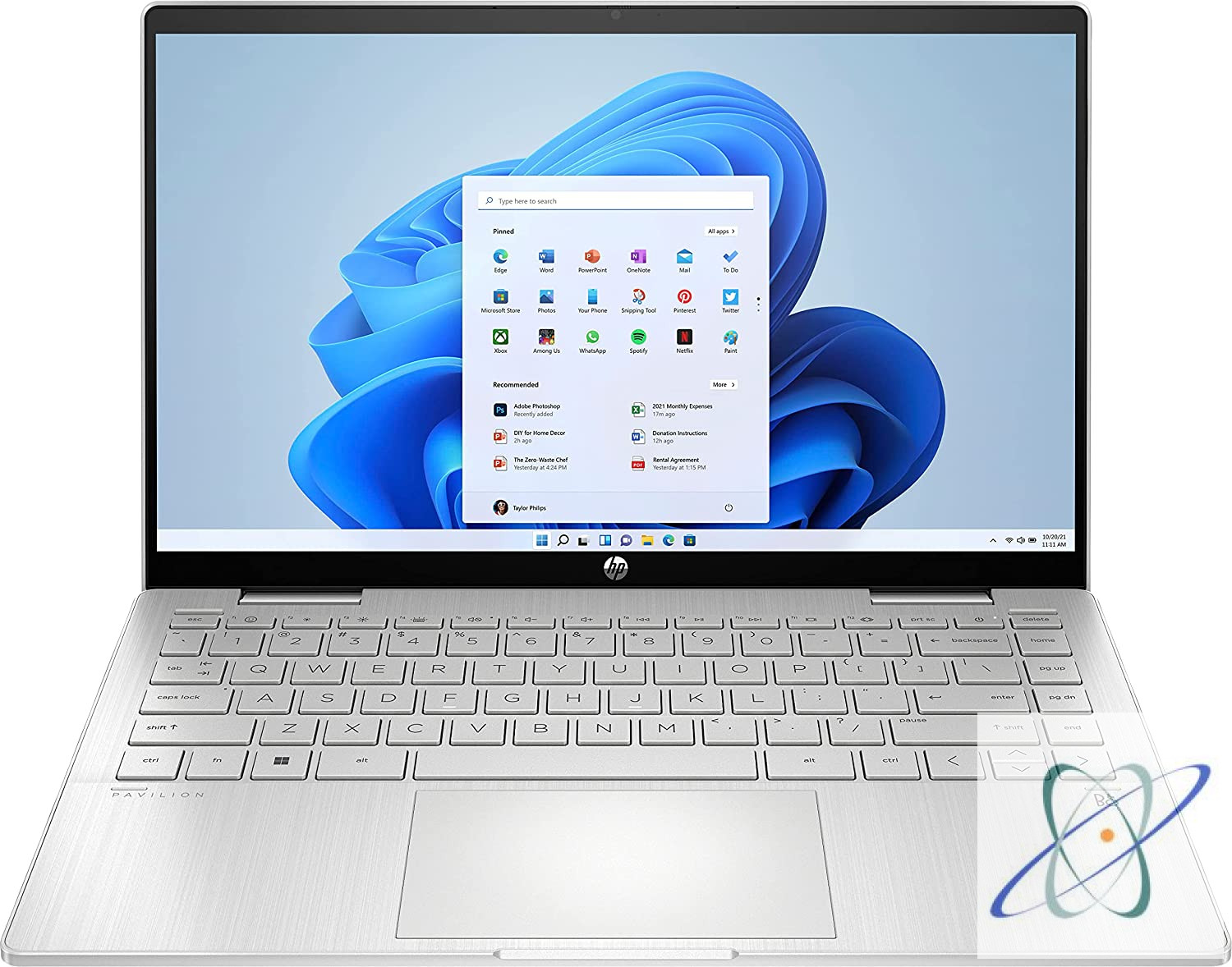Portable HP Pavillon 14 X360 -Dw1023 Intel Core i5-11 è Gen-8 Go Ram-512 Go SSD-Ecran tactile 14"-Windows Pro 10