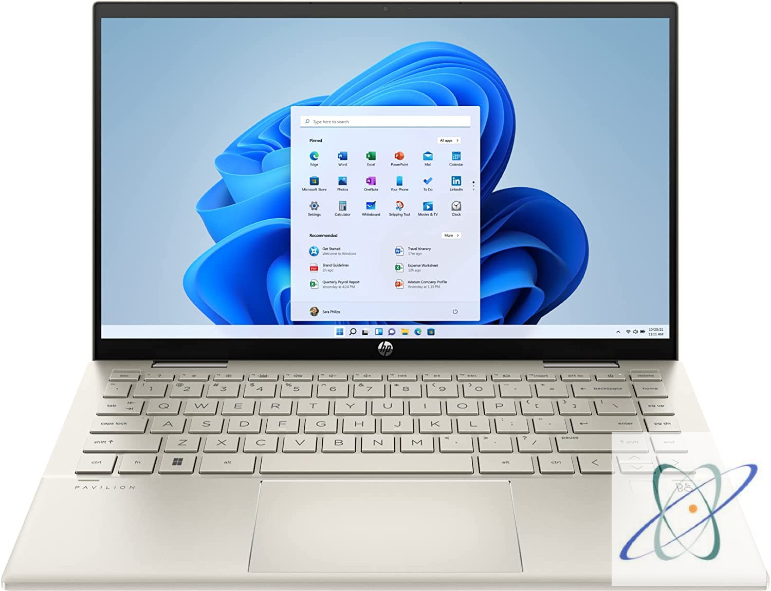 Portable HP Pavillon 14 X360 DY0033 Intel Core i7- 11 èm Gen 16 Go 512 SSD-Ecran tactile 14"-Windows 11