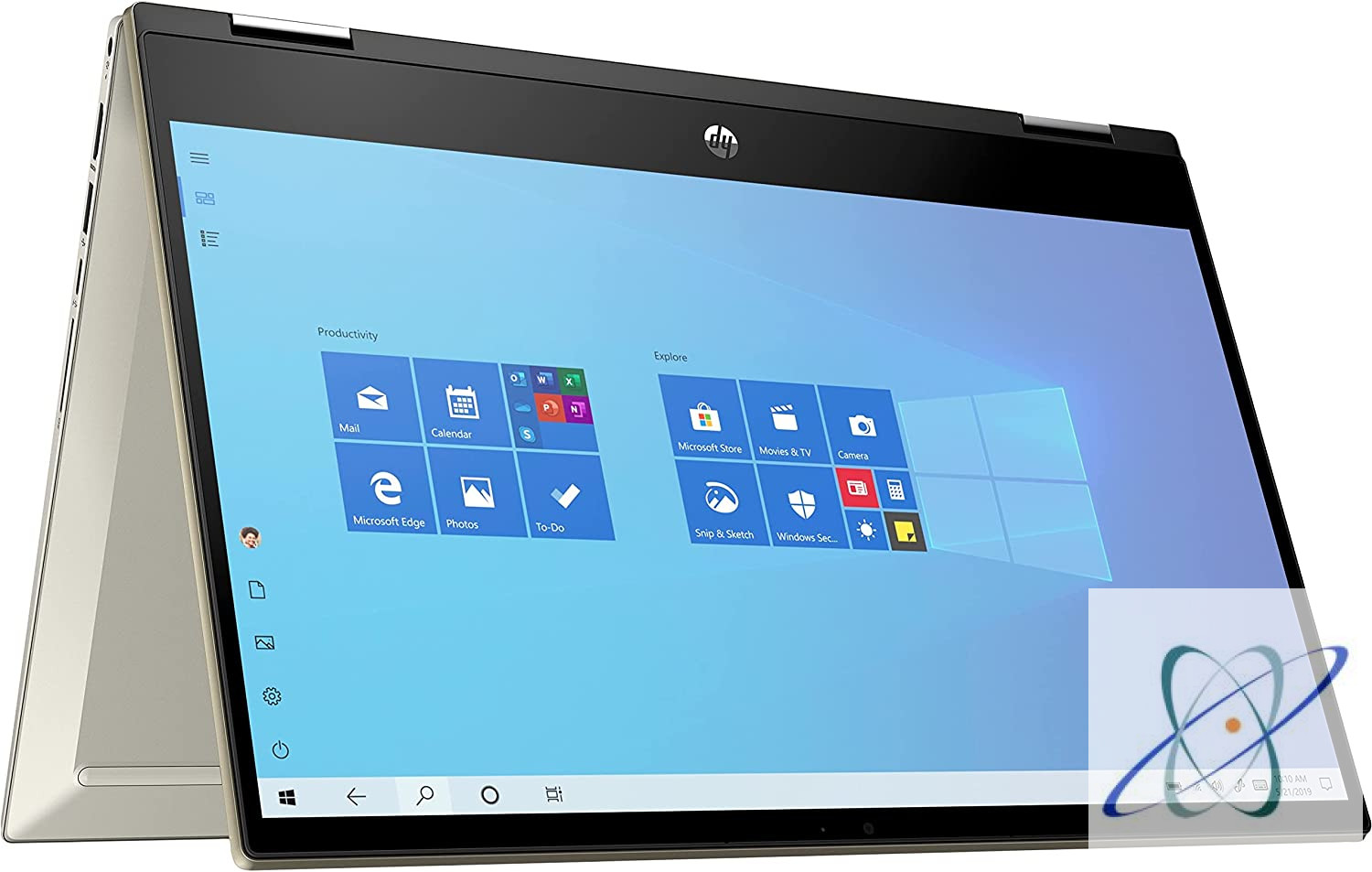 Portable HP Pavillon 14 X360 DW1010 Intel Core i5-11 è Gen-8 Go Ram-512 GO SSD-Windows Pro 10-Ecran 14" thumbnail 4