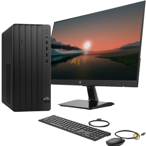 BUREAU HP 290-G9 Intel Core i5-12ème Gen-8 Go Ram-512 Go SSD-Ecran 22 Pouces-Lecteur DVD Graveur-Freedos + Licence Windows 11 Pro