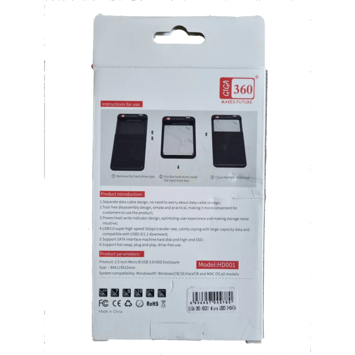 Boitier HDD externe USB 3,0 Portable thumbnail 2