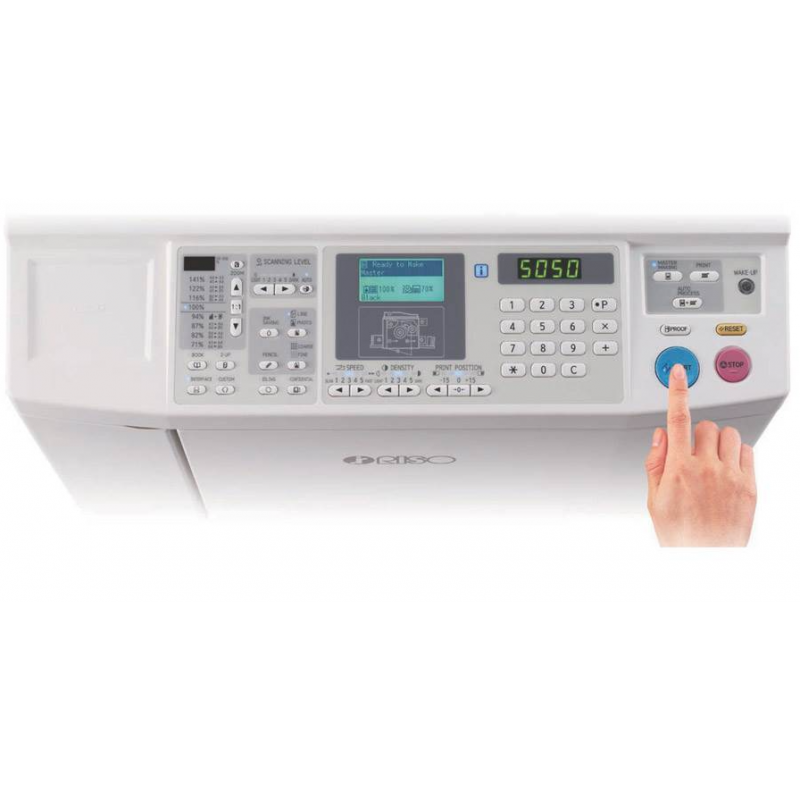 IMPRIMANTE COPIEUE RISO SF-5350EII (S-8194E) - Duplicopieur A4/A3 MONOCHROME Sans socle et Sans cartouche d'encre thumbnail 2