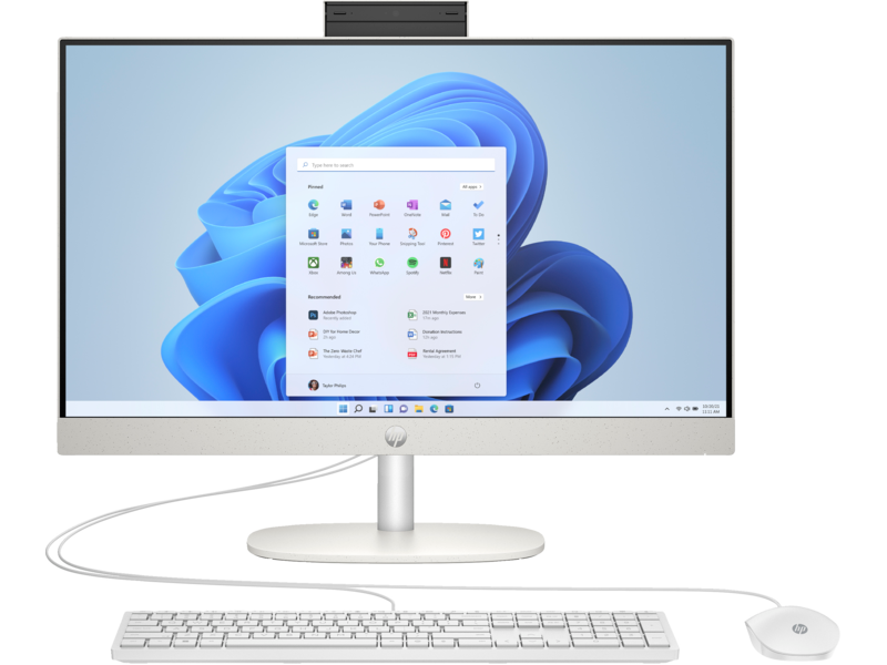 ALL IN ONE HP 24 CR0008LIntel Core i7-13ème Gen-16 Go DDR4 RAM-512 Go SSD-ECRAN  24 PoucesTactile-Freedos + Licence Windows 11 Pro