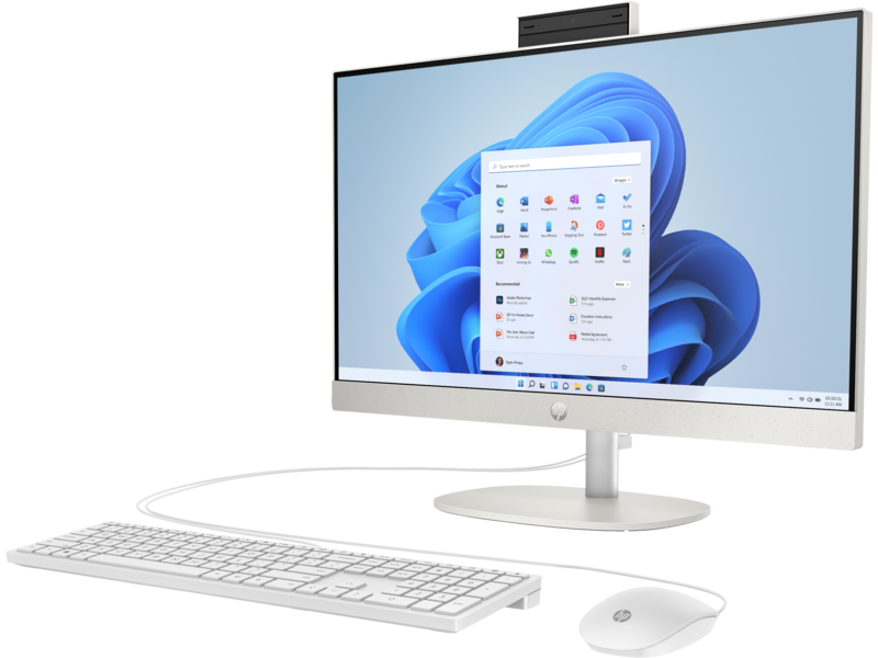 ALL IN ONE HP 24 CR0008LIntel Core i7-13ème Gen-16 Go DDR4 RAM-512 Go SSD-ECRAN  24 PoucesTactile-Freedos + Licence Windows 11 Pro thumbnail 2