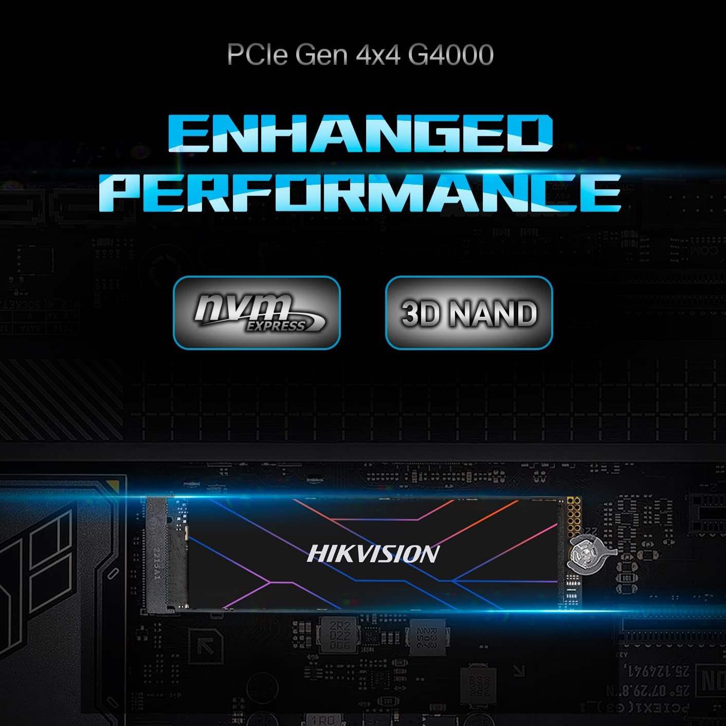 Disque Dur SSD M,2 Interne Portable M,2 1To Hikvision thumbnail 2
