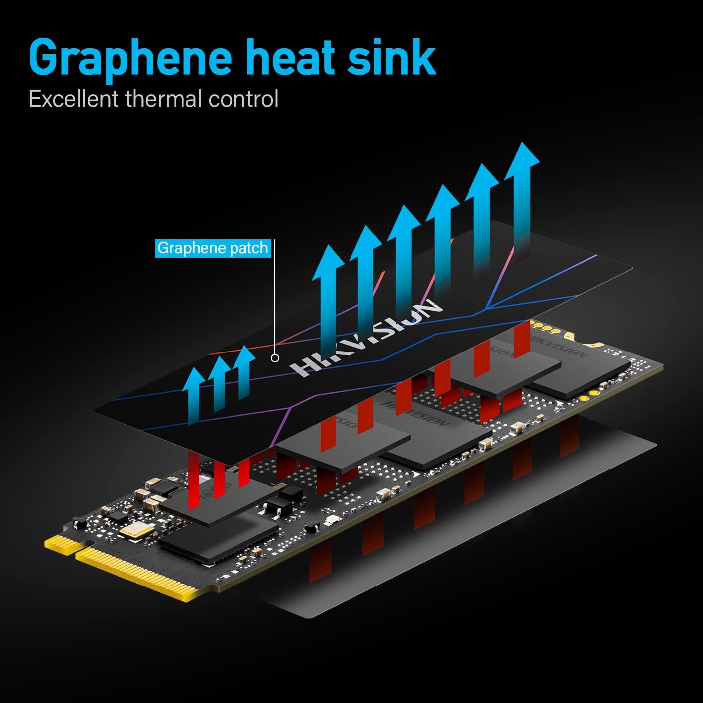 Disque Dur SSD M,2 Interne Portable M,2 1To Hikvision thumbnail 3