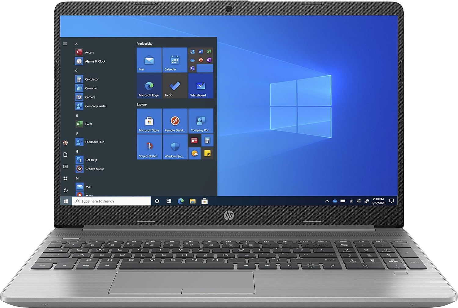 Portable HP 250-G8 Itel Core i5-10ème Gen-8 Go DDR4 RAM-512 Go SSD-Freedos + Licence Windows 10-ECRAN 15 Pouces