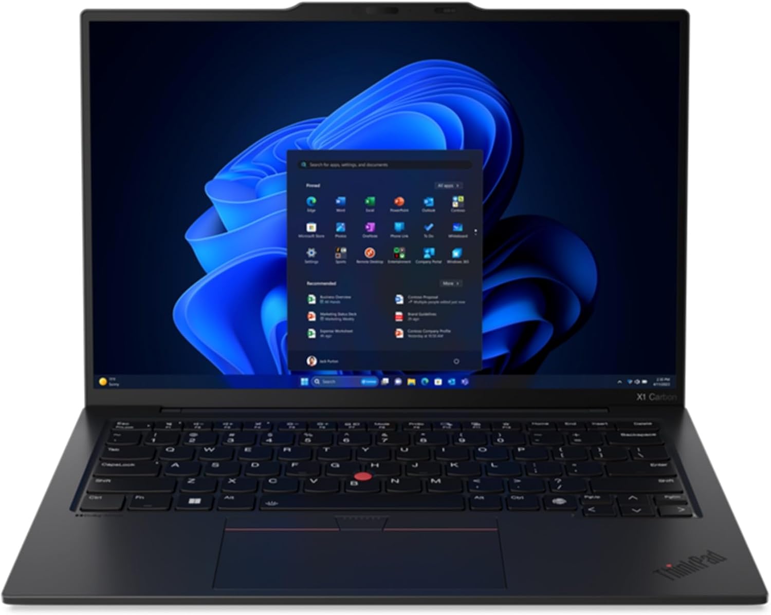 Portable LENOVO THINKPAD CARBON X1 GEN 12 Intel Core ULTRA 7-155U-32 Go DDR5 RAM-1To SSD-ECRAN 14 Pouces-Windows 11 Pro Préinstallé