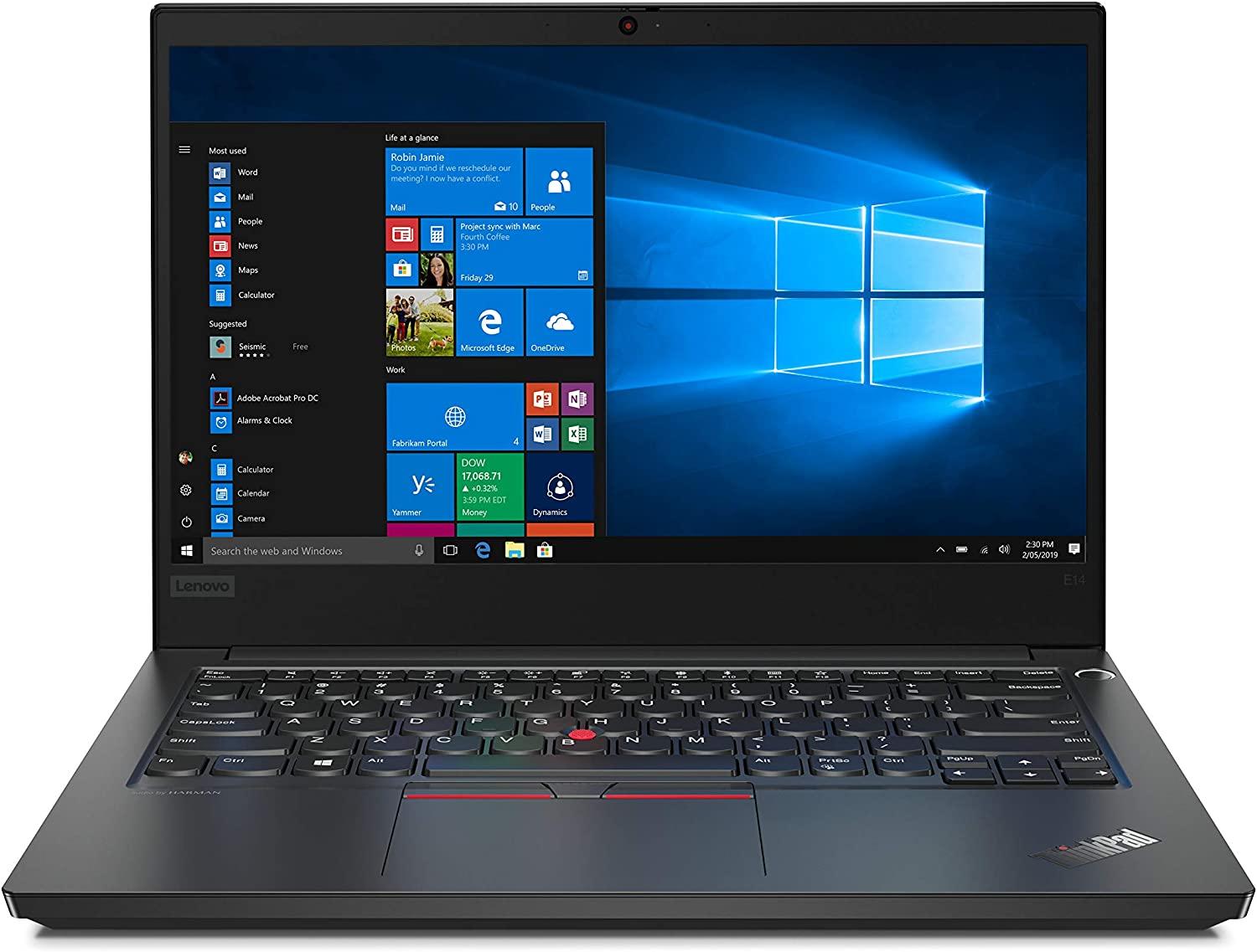 Portable LENOVO THINKPAD E14 G7 Intel Core i5-12ème Gen-16 Go Ram DDR4-512 Go SSD-2 Go graphic-Ecran 14 poucess-Windows 10 Pro