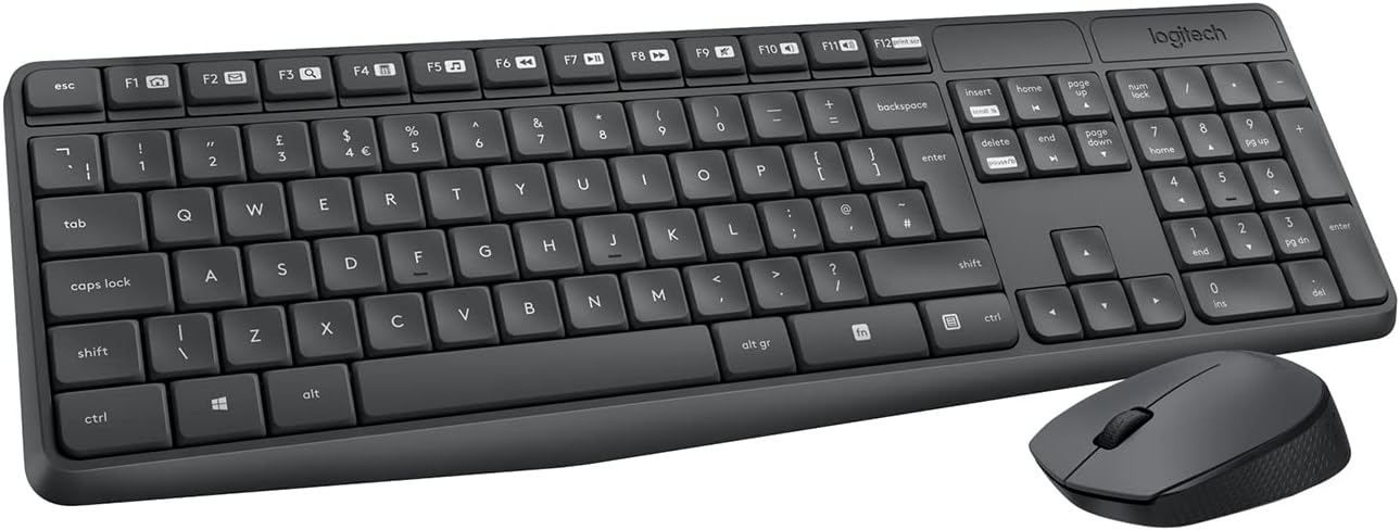 CLAVIER +SOURI SANS FIL Logitech Mk235 thumbnail 2