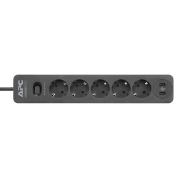 Rallonge Apc Essential Parafoudre 1 OUTLET, 2 USB PORTS BLA