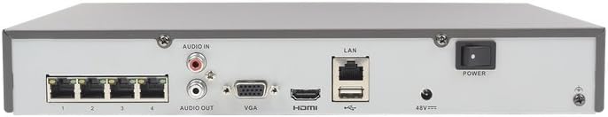 NVR HIKVISION 4K PoE 4CH 4MP-DS7604 NI K1/4 caméra thumbnail 2