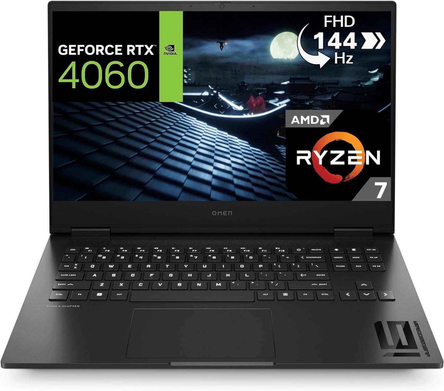 PORTABLE HP OMEN 16 Intel core i7-12ème Gen-16 Go DDR5 RAM-1 To SSD-Windows 11 Pro-6 Go GRAPHIQUE-ECRAN 16 pouces thumbnail 2