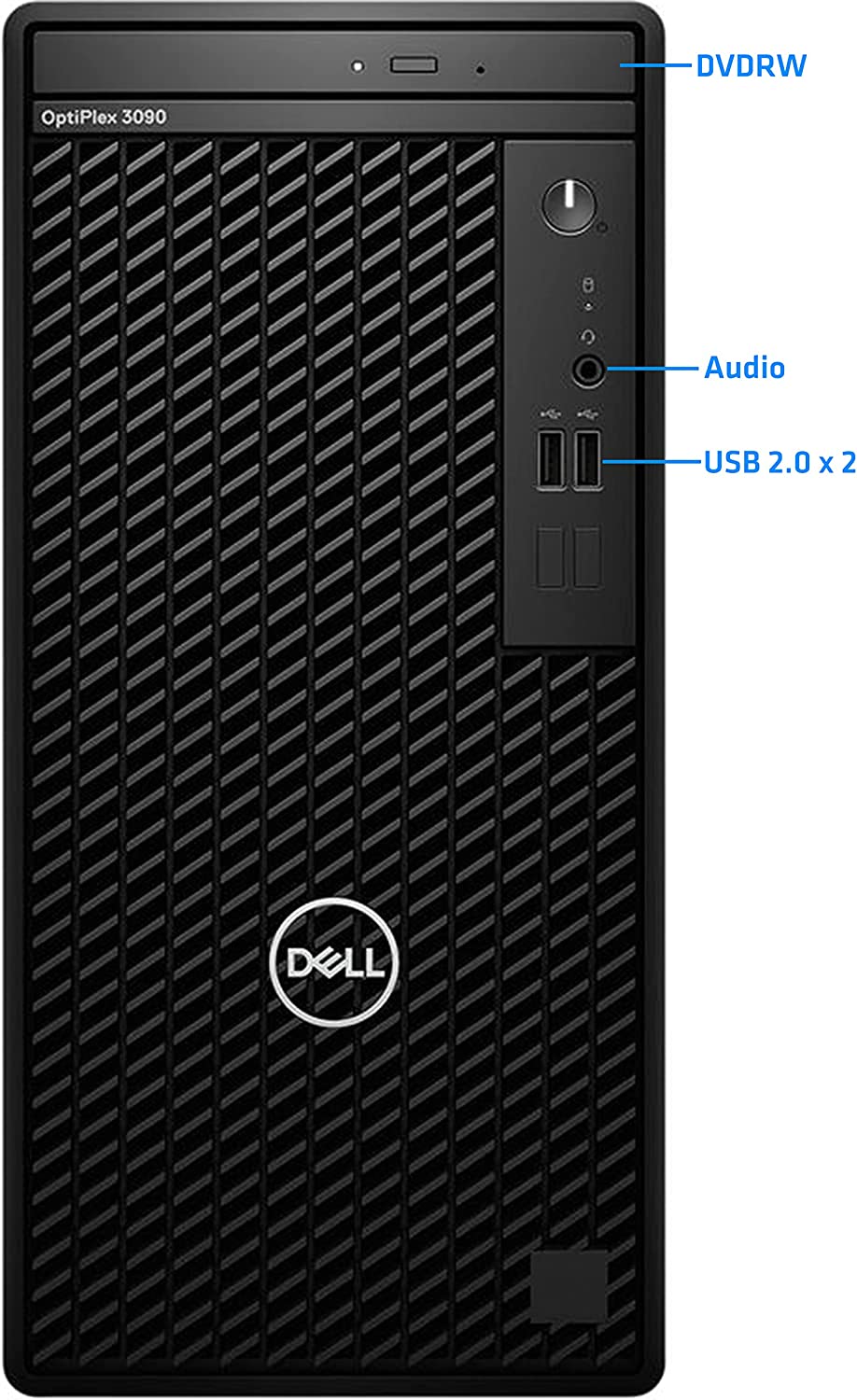 BUREAU DELL OPTIPLEX 3000 Intel Core i7-12ème Gen-8 Go Ram-512 Go SSD-LEcteur DVD-Ecran 22 Pouces-Freedos + Licence Windows 11 Pro thumbnail 2