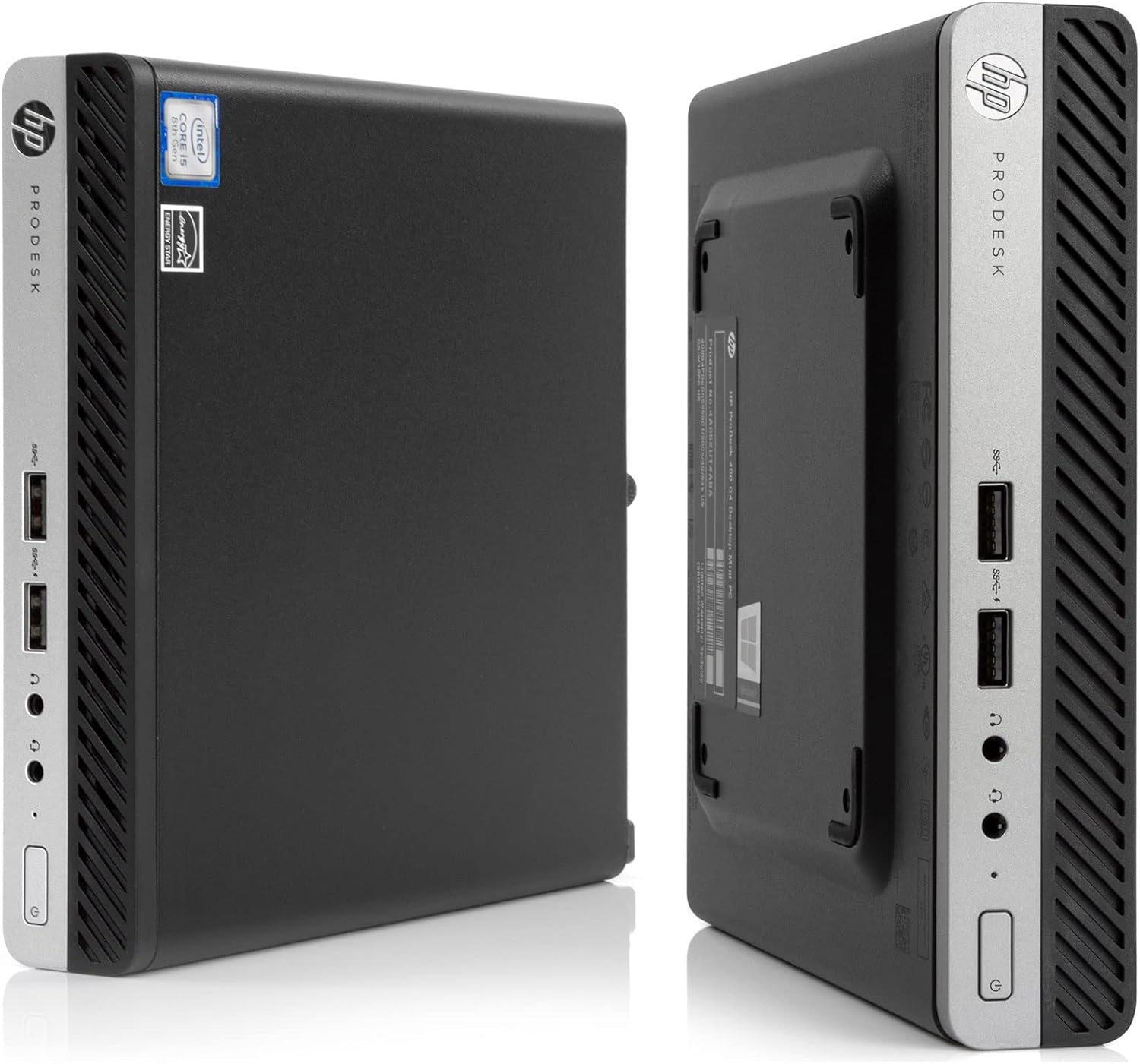 Bureau HP ProDesk 400 G4 Mini Intel Core i3-8 ème Gen-8 Go DDR4 RAM-256 Go SSD-ECRAN 22 Pouces-Freedos+Licence Windows11 Pro thumbnail 3