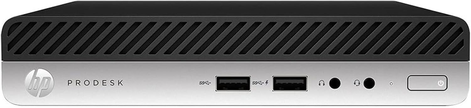 BUREAU HP Prodesk 400 G4 MINI Intel Core i3-8 ème Gen-8 Go DDR4 RAM-256 Go SSD-ECRAN 22 Pouces-Freedos + Licence Windows 11 Pro