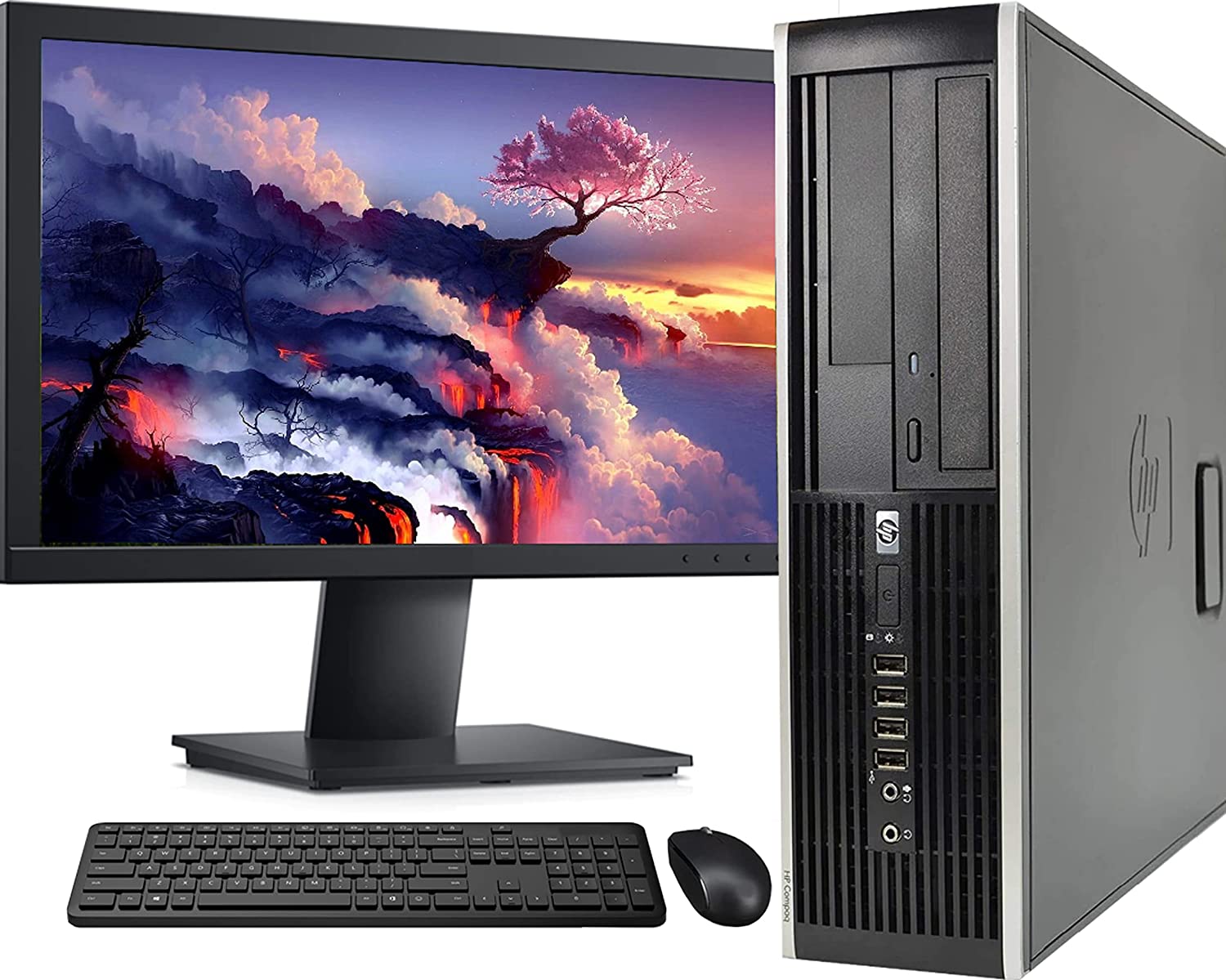 BUREAU HP 6300 Intel Core i5-4ème Gen-4 Go Ram-1 To HDD-Windows 10 Pro-Ecran 22" HDMI VGA FULL HD