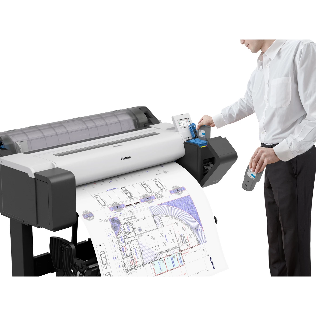 IMPRIMANTE Traceur CANON PROGRAPH DesignJet TM-350 36 pouces Grand Format SANS FILS thumbnail 5