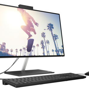 All in One Hp 24" CR0049L NH -Intel core i5-8Go-13Gén-DDR4 RAM-512Go SSD-LECTEUR DVD-ECRAN 24 Pouces NOIR/BLANC NON TACTILLE-Freedos + Licence Windows 11 Pro